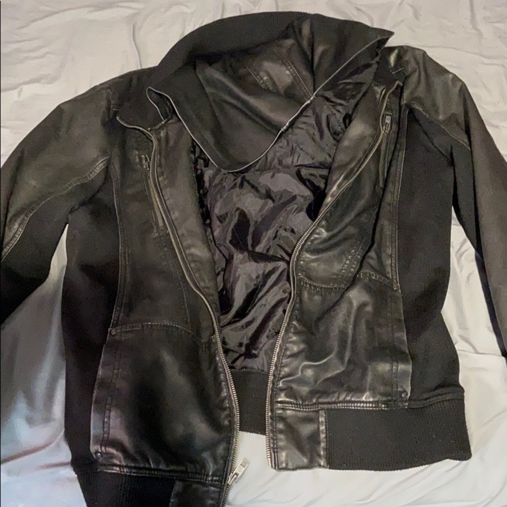 Leather jacket